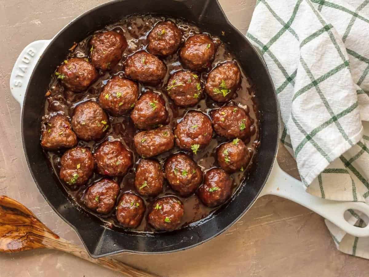 Sweet & Spicy Cranberry Meatballs: 2 Easy Recipes